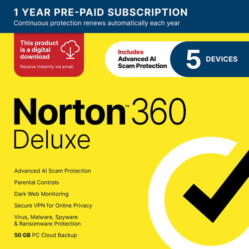 Norton 360 deluxe 2026 5 - 360, |