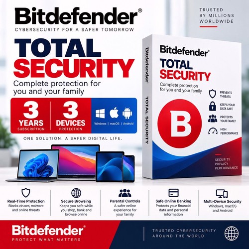 Bitdefender total security - bitdefender,
